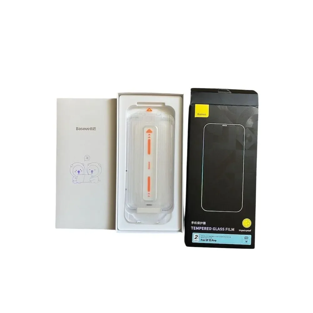 Baseus Tempered Glass Screen Protector for iPhone 13 Pro (1 Pack) Black